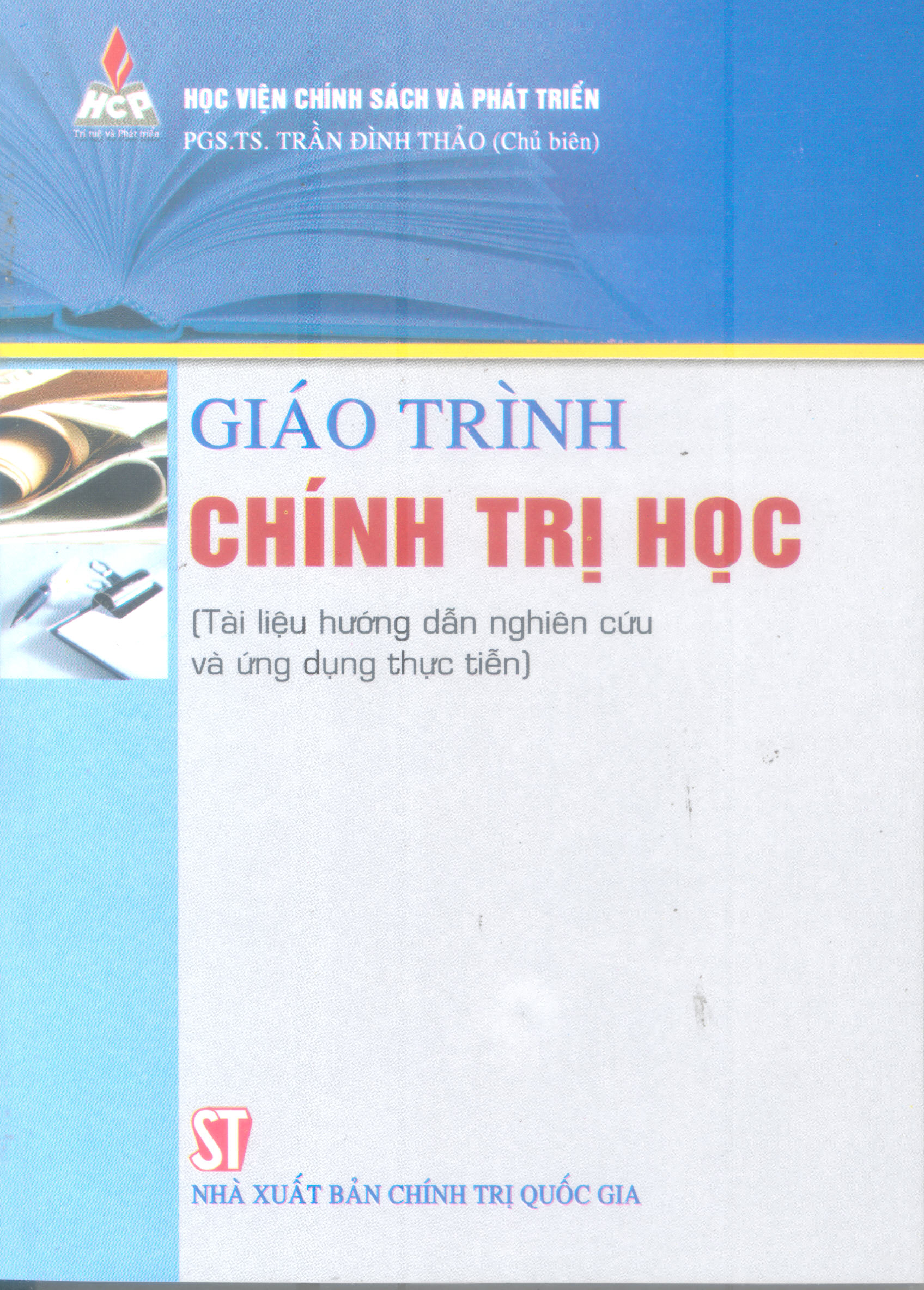 Giáo trình Chính trị học (Tài liệu hướng dẫn nghiên cứu và ứng dụng thực tiễn)