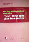  Góp phần nghiên cứu giá trị và sức sống trong Tuyên ngôn của Đảng Cộng sản