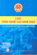 Luật công nghệ cao năm 2008 và văn bản hướng dẫn thi hành 