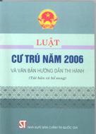 Luật cư trú năm 2006 và văn bản hướng dẫn thi hành