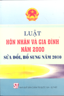 Luật hôn nhân và gia đình năm 2000 sửa đổi, bổ sung năm 2010 