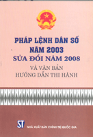 pháp lệnh dân số năm 2003, sửa đổi năm 2008