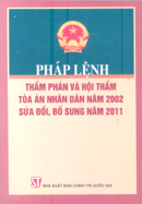 Pháp lệnh Thẩm phán và Hội thẩm Tòa án nhân dân năm 2002 sửa đổi, bổ sung năm 2011