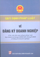 Quy định pháp luật về đăng ký doanh nghiệp