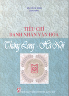 Tiêu chí danh nhân văn hóa Thăng Long – Hà Nội