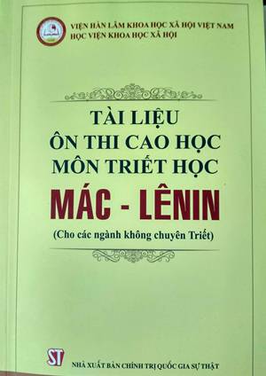 Tài liệu ôn thi cao học Môn triết học Mác –Lênin (Cho các ngành khối không chuyên triết)