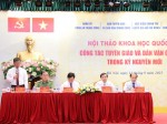 Hội thảo khoa học quốc gia “Công tác tuyên giáo và dân vận của Đảng trong kỷ nguyên mới”