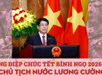 Thông điệp chúc Tết Bính Ngọ 2026 của Chủ tịch nước Lương Cường
