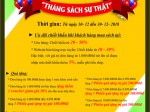 “Tháng sách Sự thật” – Chương trình ưu đãi hấp dẫn nhất trong năm