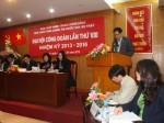Đại hội Công đoàn lần thứ VIII, nhiệm kỳ 2013-2016 Nhà xuất bản Chính trị quốc gia - Sự thật