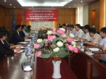Nhà xuất bản Chính trị quốc gia - Sự thật làm việc với Đoàn đại biểu Cục Xuất bản và Thư viện nước Cộng hòa Dân chủ Nhân dân Lào
