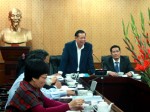 Đoàn đại biểu CHDCND Lào đến thăm và làm việc  với Nhà xuất bản Chính trị quốc gia - Sự thật 
